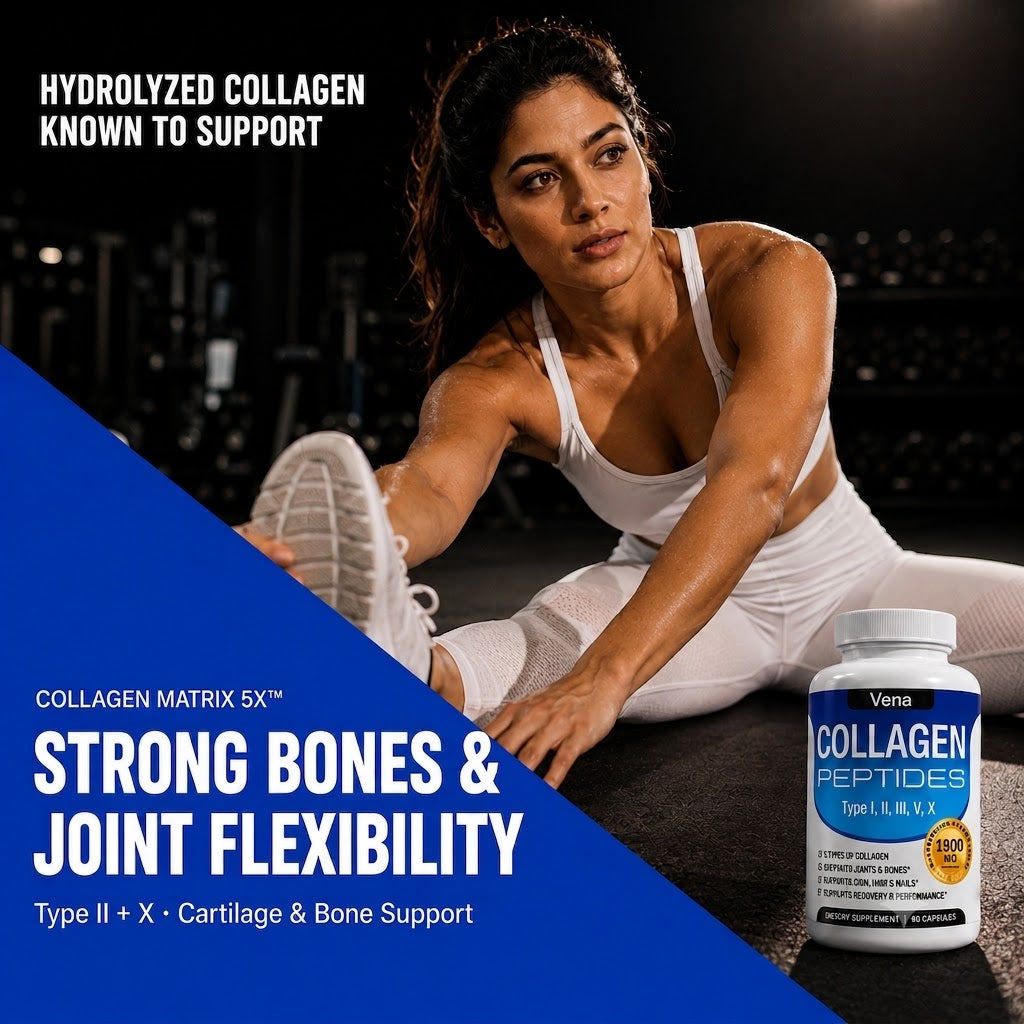 Advanced Multi-Collagen Support for Total Wellness.