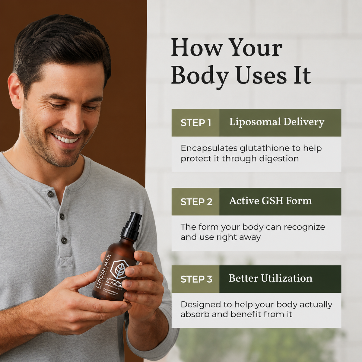 Advanced Liposomal Glutathione Spray for Daily Defense & Glow