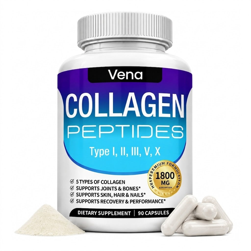 Advanced Multi-Collagen Support for Total Wellness.